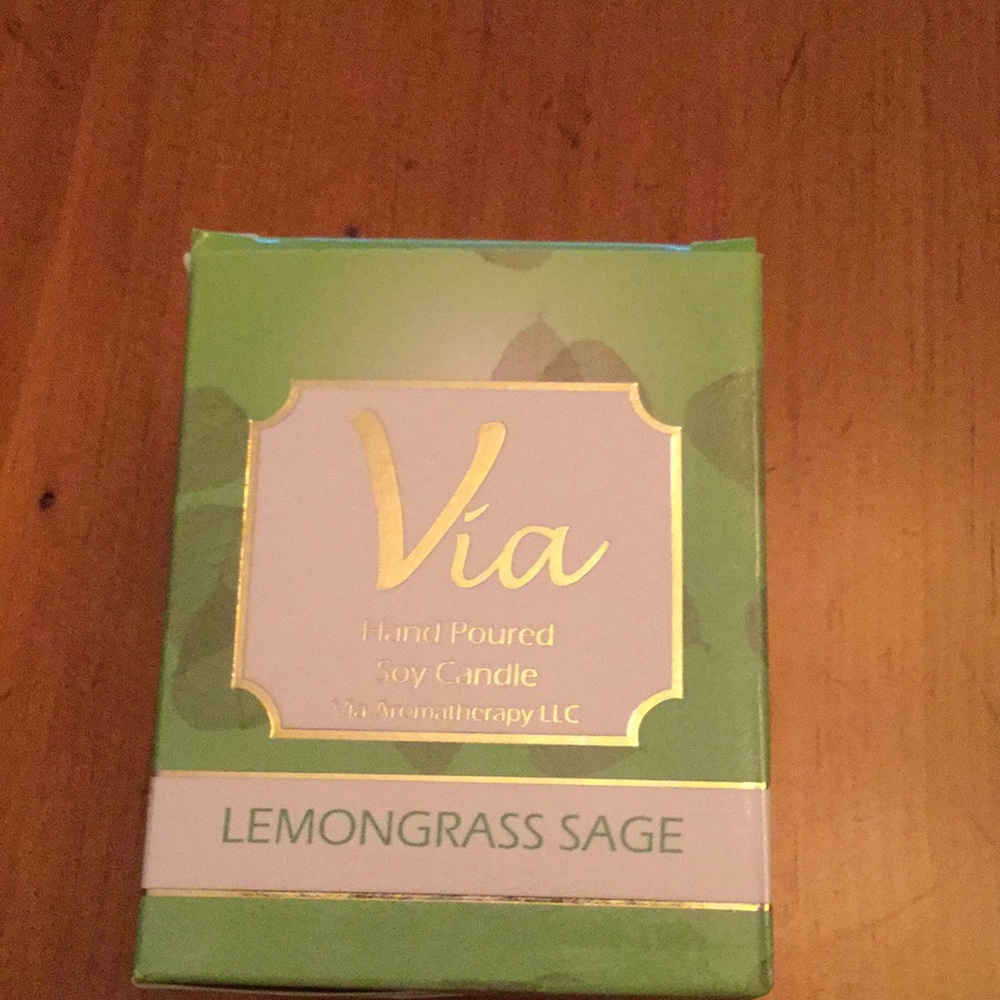 Via candle lemon grass sage